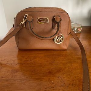 Michael Kors brown small crossbody bag